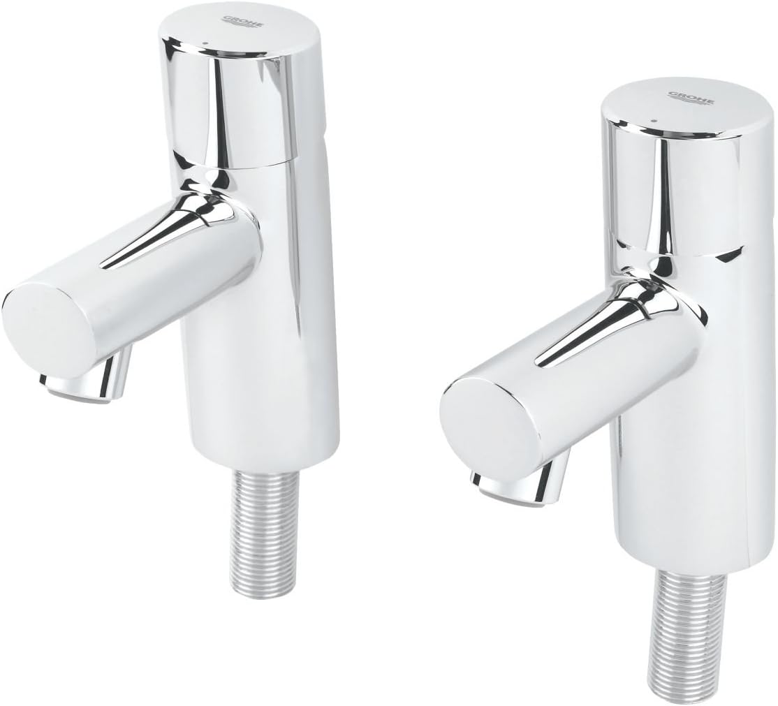 Grohe Feel Basin Pillar Taps Pair Amazon.co.uk DIY & Tools