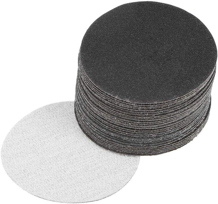 TA-VIGOR 30Pcs 180 Grit Wet and Dry Sanding Discs, 3 Inch Hook and Loop Sandpaper Electrostatic Sand Planting Silicon Carbide Sanding Discs