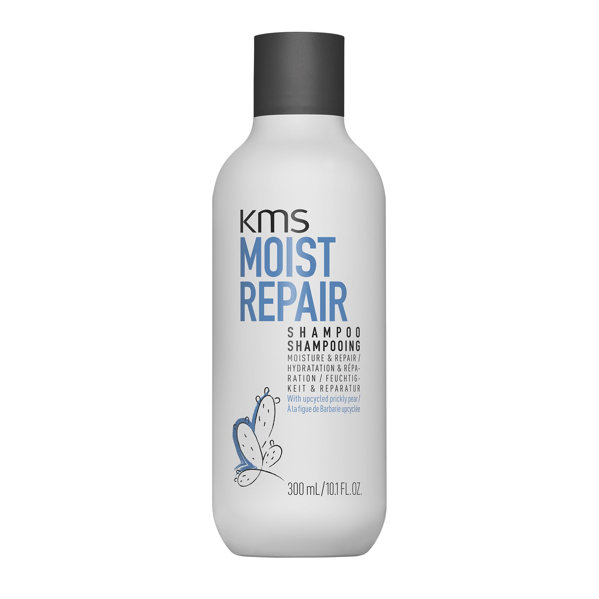 KMS Moist Repair Shampoo for Dry, Damaged Hair, 300ml