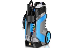 commowner 4200PSI Pressure Washer 4.0GPM Power Washers Electric Powered Water Pressure Washer Professional High Pressure Cleaner for Cars Driveways Fences Patios, Blue