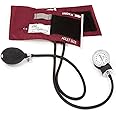 Prestige Medical Adult Premium Aneroid Sphygmomanometer: Clamshell Packaging, Burgundy (Model: S82-BUR)