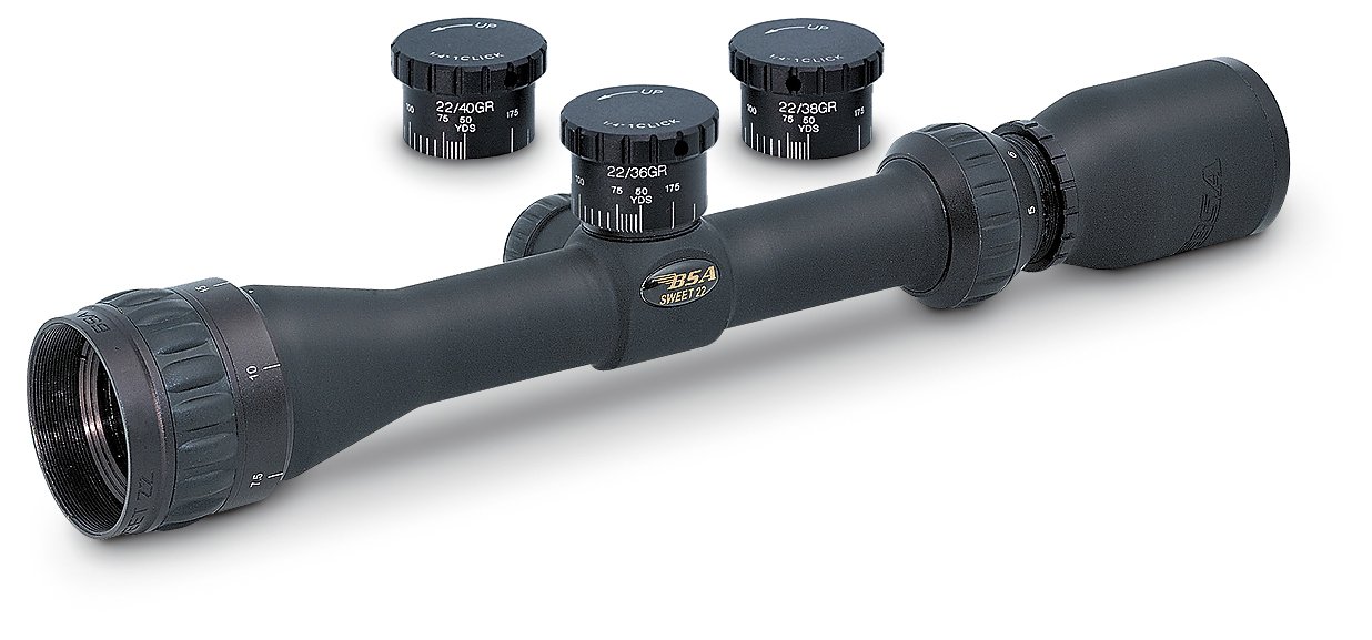 Rifle Scopes Bsa Sweet 22 Rifle Scope 3 9x40mm Duplex Optics