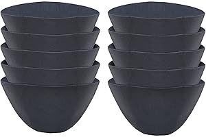 NONGCUNREN Non-Woven Fabric Plant Grow Bags Replacement Coco Liner Window Basket,Trough Shaped Wall and Deck Mount Planters,Round Hanging Basket (10-Pack, 14)