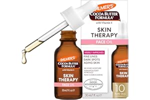 Palmer's Cocoa Butter Formula Moisturizing Skin Therapy Oil for Face with Vitamin E, C & 10 Pure Facial Oils Blend, Rosehip Oil Fragrance, 1 Ounce