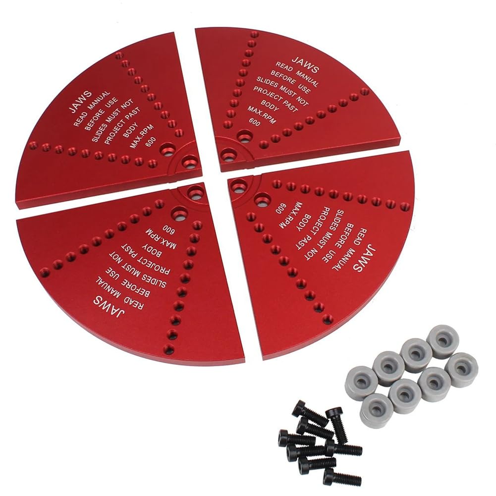 Luwqceu Wood Turning Lathe Chuck Bowl Woodworking Cart Rotary Wood Screw Clamping Jig Centrifugal A