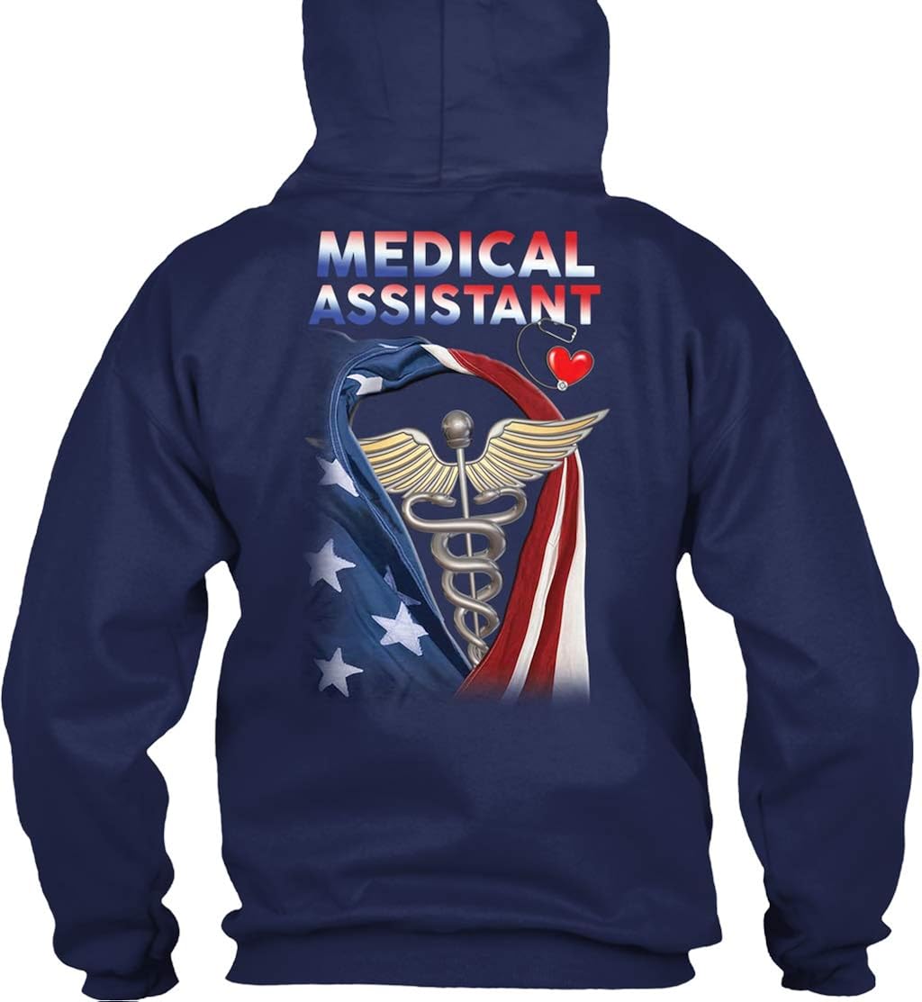 Proud Medical Assistant 4XL Navy Sweatshirt Gildan 8oz
