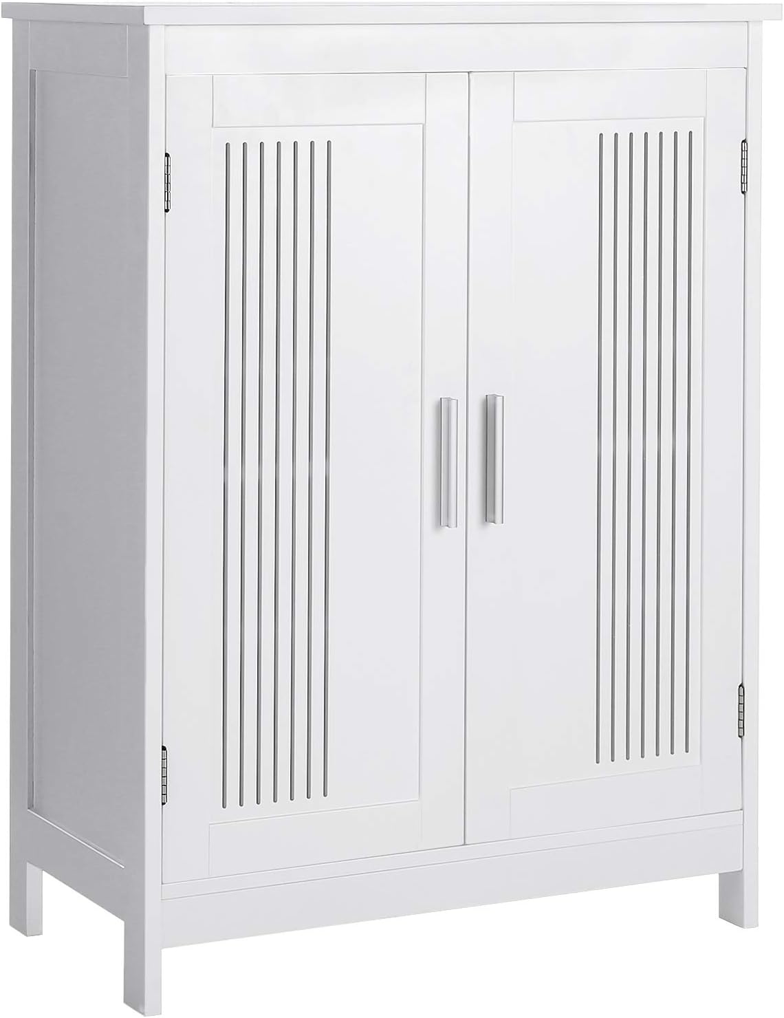 vasagle storage cabinet on Home Kitchen Vasagle Bathroom Cabinet Floor Cabinet Living Room For Bathroom Kitchen 23 6 X 11 8 X 31 5 Inches Free Standing Storage Cabinet With 2 Doors Nordic Scandinavian Style Matte White Ubbc52wt Accent Furniture