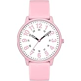 Asan Ge Watches for Women, Fashion 3ATM Waterproof Minimalist Lightweight Easy-to-Read Analog Silicone Watch Suitable for Daily Work, Leisure, Outdoors