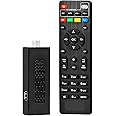 Digital Converter Box for TV, ATSC TV Tuner Hidden Behind TV, TV Converter Box with 1080P HDMI/AV Output, TV Recording&Playback, Timer Setting, 2-in-1 Remote