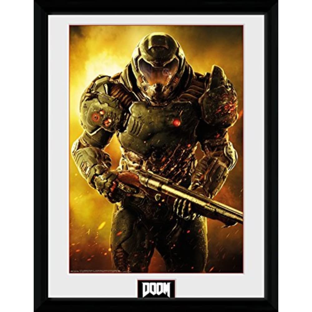 GB eye Doom Marine 30 x 40cm Framed Collector Print