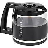 14 Cup Carafe Replacement Compatible with Cuisinart, Coffee Pot Replacement 14 Cup for DCC-3200, DCC-3200P1, DCC-2200, DCC-2600, DCC-2800, Heat-Resistant, Easy-Pour Spout