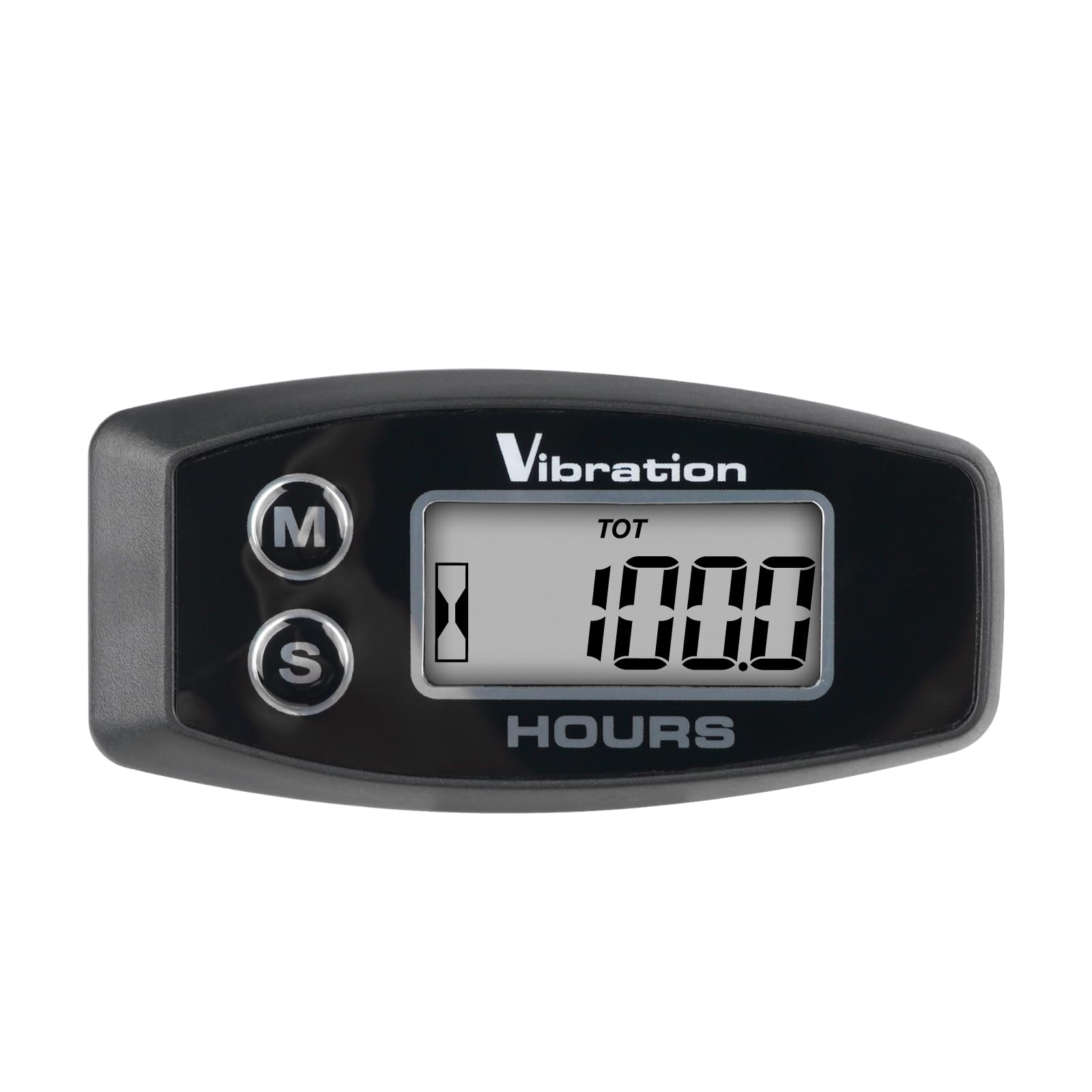 Taikemeti IP68 Waterproof Vibration Hour Meter,Engine Hour Meter Digital Hour Meter Suitable for Lawn Mowers Snow Blowers Boat Motorcycle Chainsaw,etc