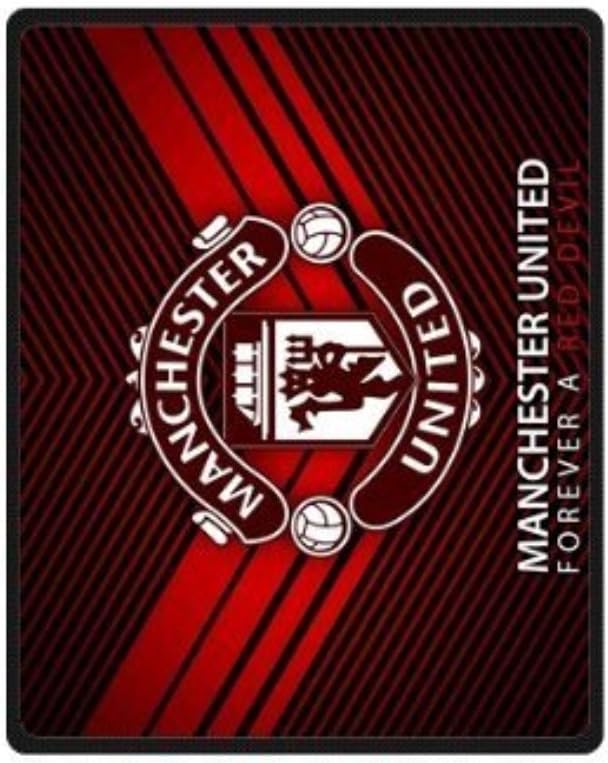 Creative Blanket Manchester United Red Devils Design Sofe Bed/Sofa Fleece Blanket Sheet Throw Bedding Blanket Sofe Bed/Sofa Fleece Throw 58 Inch x 80 Inch Large