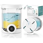 Containers Replacement for Ninja Swirl by CREAMi Pints and Lids 2 Packs,Compatible with NC700 Series Ninja Swirl Ice Cream & Soft Serve Makers,BPA-Free & Dishwasher Safe,16OZ*2