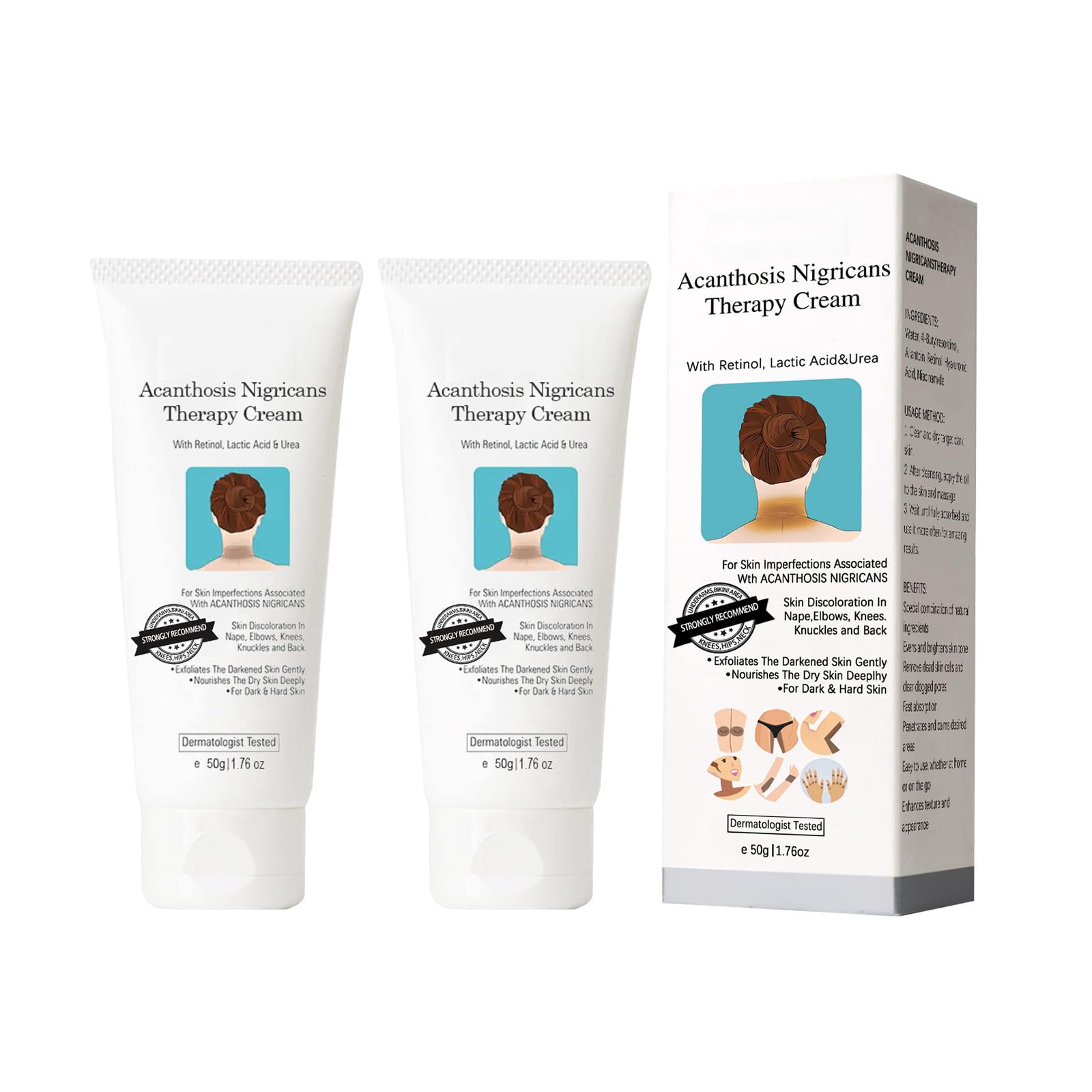 Snow Bleach Cream For Private Part, Skin Lightening Cream For Underarms, Bleaching Cream For Intimate Areas, Dark Skin Lightening Cream For Neck Elbows Inner Thighs, 2 Pieces