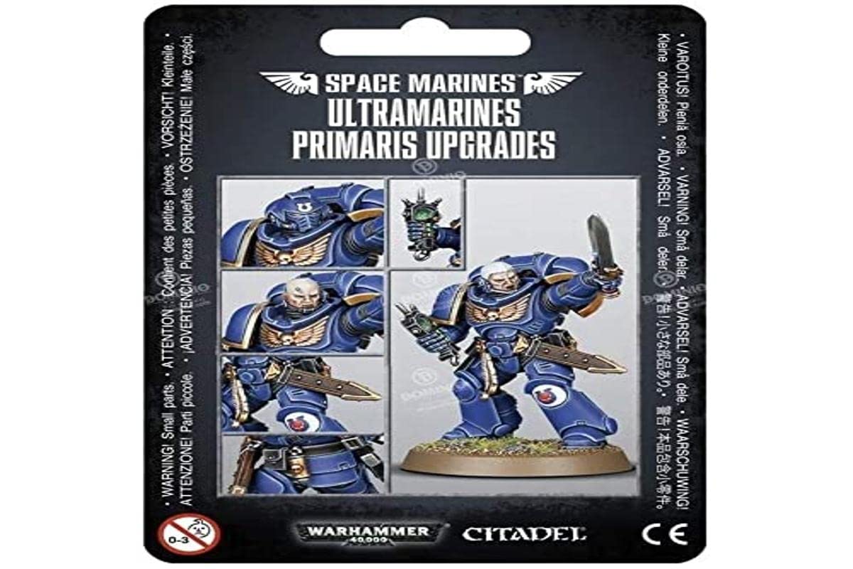 Games Workshop 99070101024 "S/M Ultramarines Primaris Upgrades Plastic Kit