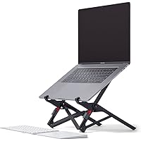 Roost Laptop Stand - Portable & Adjustable (For Apple MacBook and PC) Eye-Level Ergonomic for Productivity, Lightweight foldi