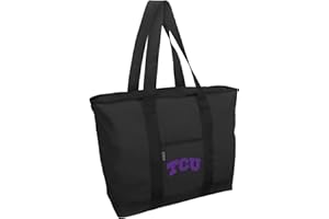 Broad Bay Texas Christian University Tote Bag Best TCU Totes SHOPPING TRAVEL or EVERYDAY