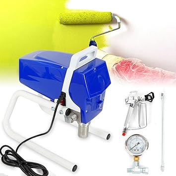 Yunrux Airless Pulverizador De Pintura A Presion 1050 W Para