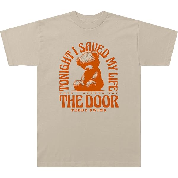 Amazon.com: Teddy Swims Pattern Milk Exclusive T-Shirt, Brown