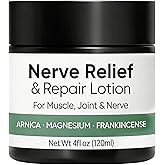 POLAR HAIR Nerve Relief Cream with Arnica, Daily Comfort & Nourishing Lotion for Hands, Feet, Knees, Neck & Back, with Magnesium Cream Formula, 3.5 oz (1 Pack)