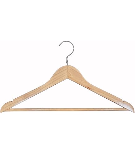 Amazon.com: Proman Products Kascade Wooden Hanger KS30033 with a