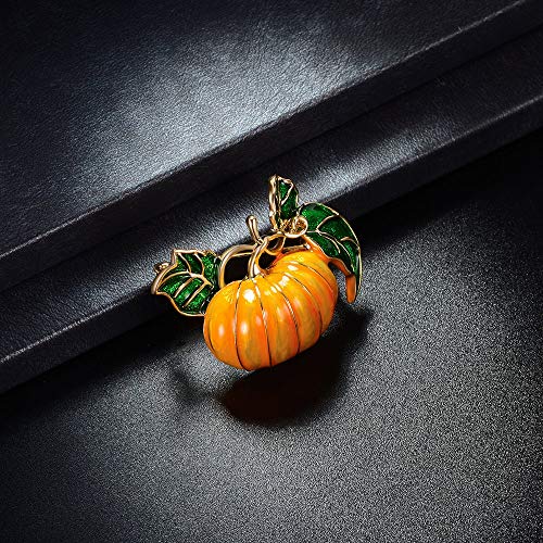 Mytys Pumpkin Brooch Pins Enamel Pin Jewelry Fashion Brooch Pin Jewelry Xmas Gift for Men Women