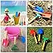 3pcs Mini Metal Rake Shovel Trowel Set Garden Tools Set Kids Beach Sandbox Toy