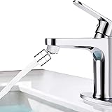 Hibbent Dual-function Kitchen Sink Faucet Aerators, dual-function 360-Degree Swivel Big Angle Rotate Water Saving Tap…