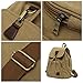 Canvas Backpack,Charminer Casual Vintage Backpack Unisex Rucksack Satchel Bookbag, Mountaineering Bag Khaki