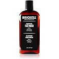 Brickell Men's Clarifying Gel Face Wash for Men, Natural and Organic Rich Foaming Daily Facial Cleanser Formulated With Geran