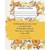 Composition Book Wide Ruled: Anne of Green Gables Quote: For Anne of Green Gables Lovers