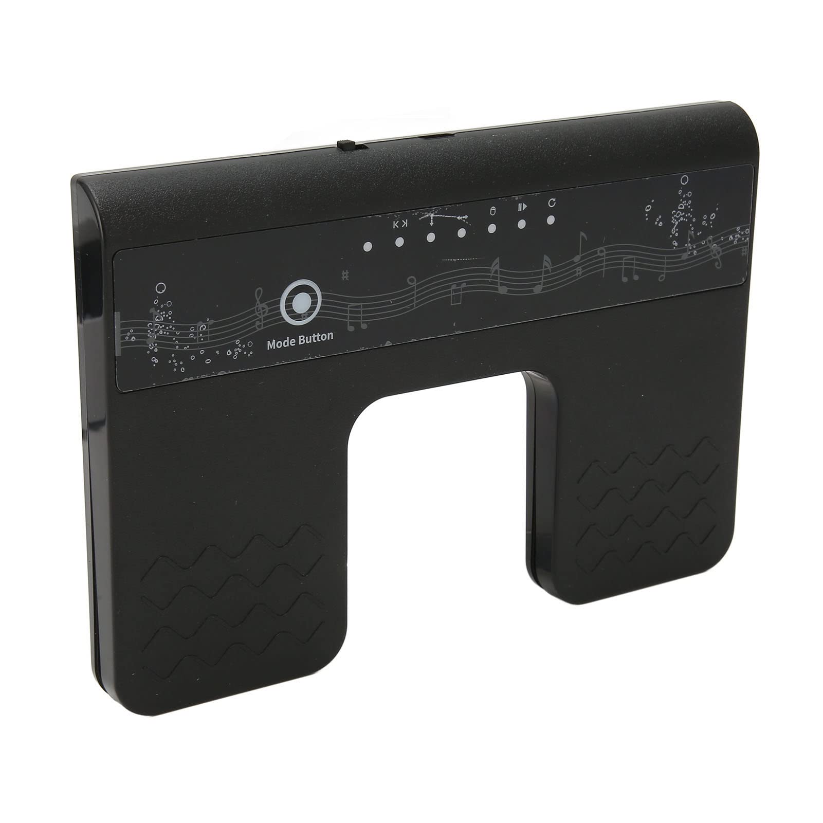 Wireless Foot Pedal, Bluetooth Double Switch Music Page Turner, Silent Page Turner Pedal Rechargeable for Tablets Smartphones