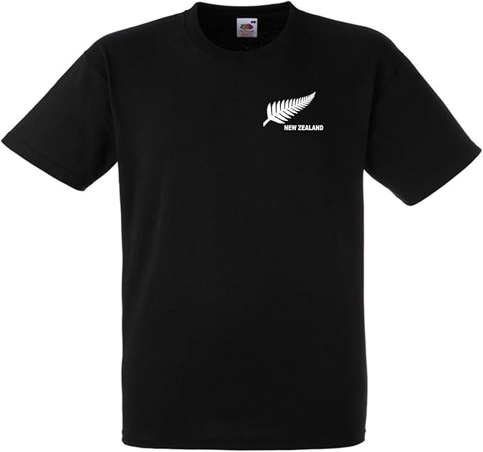 New Zealand Tshirt en jersey de l'équipe de NouvelleZélande de Rugby