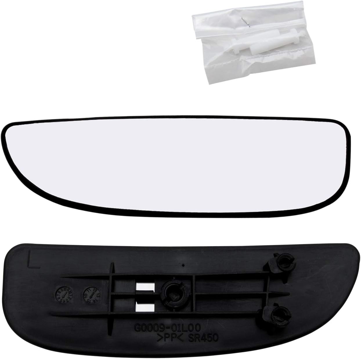 New Replacement Driver Side Mirror Glass W Backing