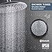 SoundSOUL Splashproof Shower Speaker Bluetooth Wireless Portable Waterproof Speaker(IPX6 Waterproof,Built-In Mic)-Black