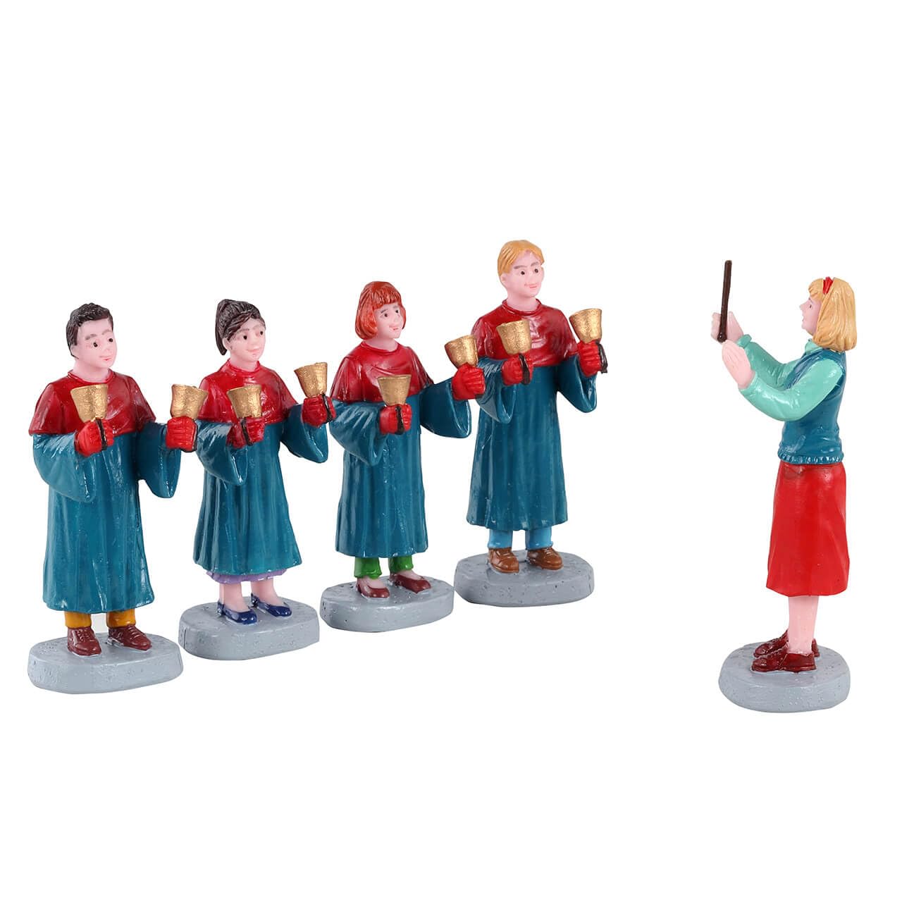 Lemax Christmas Village Handbell Choir Set Of 5-12020