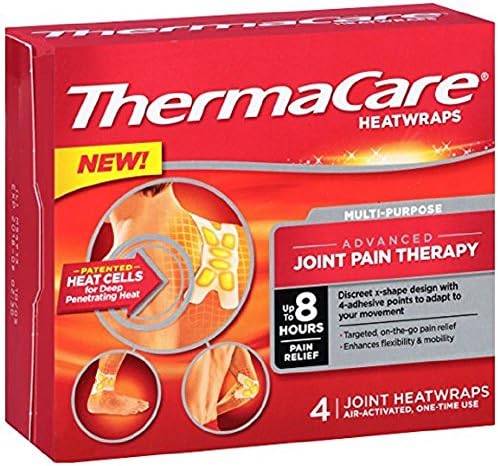 ThermaCare Multi-Purpose Joint Pain Therapy Heatwraps (4-Count) - Pack of 2