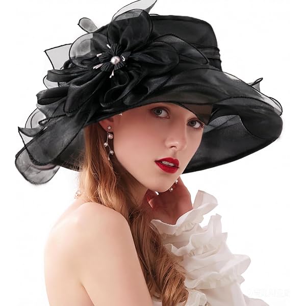 COPY - Tuscany Derby Church Dress Sun Hat M721( Ivory Taupe )kentucky Derby Church, Wedding, Easter  main image 4