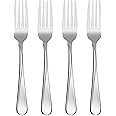 Oneida Flight Everyday Flatware Dinner Forks, Set of 4