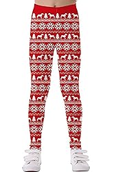 Timemory Girls Chic Christmas Snowflake Reindeer