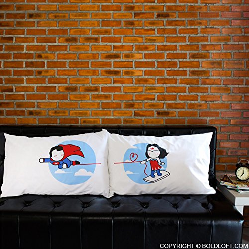 Boldloft Made For Loving You Couples Pillowcases Superman Gifts