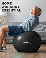 Trideer Exercise Ball Anti Burst Gym Ball 330 lb with Pump Yoga Pilates view 6