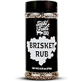 Smoke Trails BBQ BRISKET RUB | BBQ Rub for Texas Brisket by Steve Gow | Great on Brisket, Beef Short Ribs, Steaks, and more