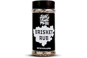 Smoke Trails BBQ BRISKET RUB | BBQ Rub for Texas Brisket by Steve Gow | Great on Brisket, Beef Short Ribs, Steaks, and more