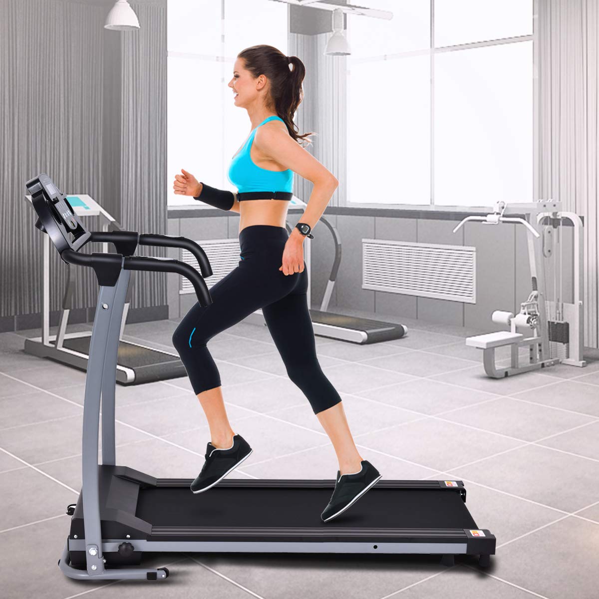 800w folding electric treadmill