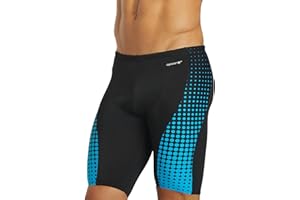 Sporti Men's Athletic Swimwear Jammers, Multi Solid Color - Racing & Training Swimsuit Jammers for Men, Durable Long Lasting