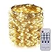 ER CHEN 165ft Led String Lights, 500 Led Fairy Starry Lights on 50M Silvery Copper Wire String Lights for Christmas (Warm White)