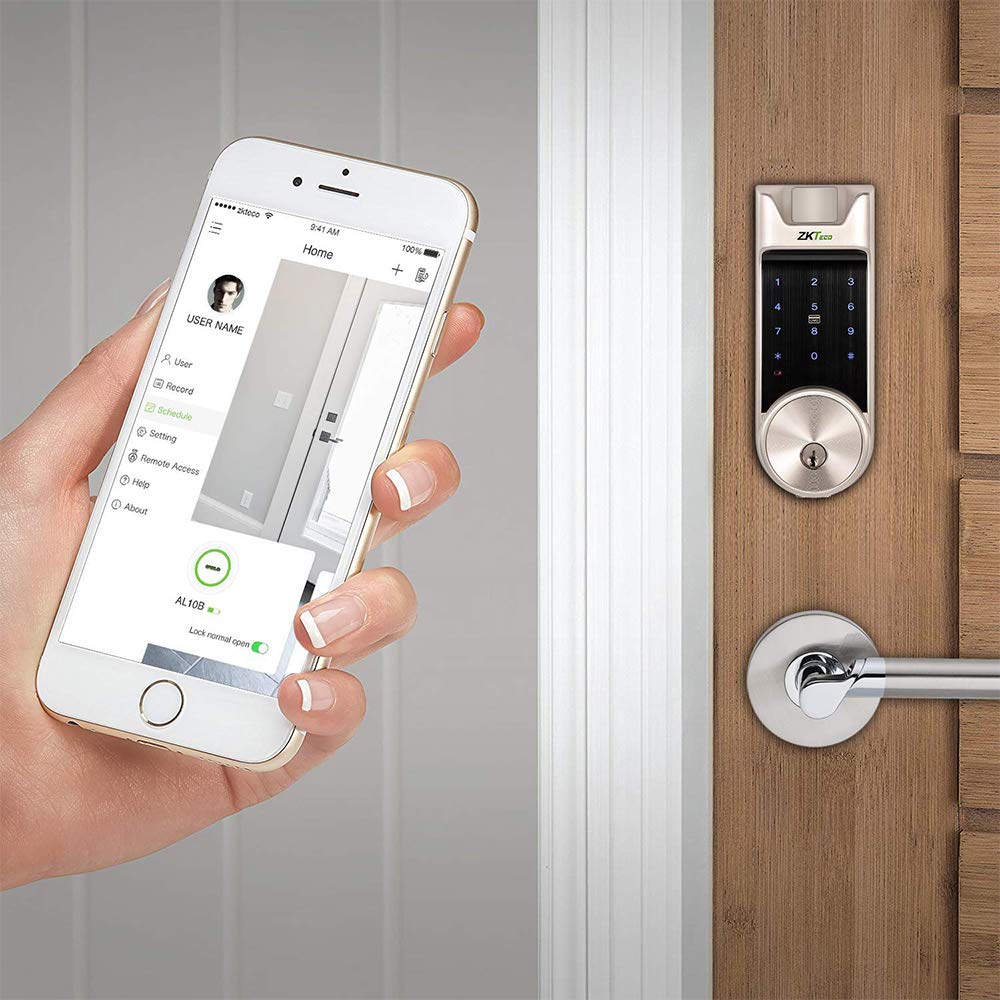 AL30B Biometric Smart Lock Bluetooth Keypad Deadbolt, Keyless Door Lock for  Front Door, with 5 Mifare Cards giá tốt nhất 2020 | FPT Shop