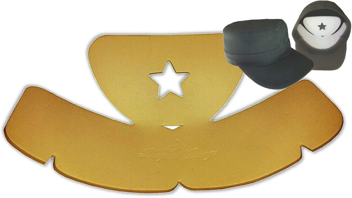2Pk. Military or Cadet Hat Crown Half Shaper Army Cap